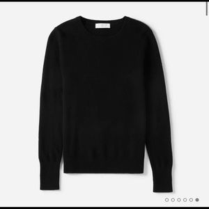 Black Everlane Cashmere Crew in Small